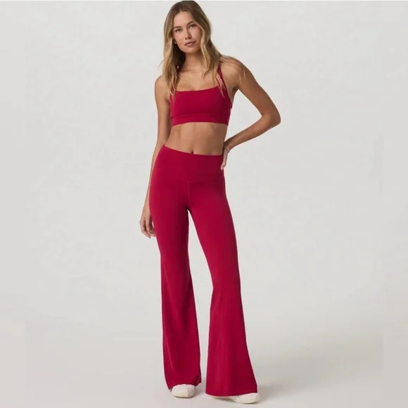 Women's Vuori AllTheForm™ Flare M-Long Strawberry NWT - Picture 1 of 7